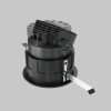 HUMILY BI 10W Stropní podhledové bodové svítidlo, těleso kov a plast, povrch černá, LED 10W, 570lm, teplá 3000K, 230V, IP20, tř.2, rozměry d=83mm, h=70mm. náhled 3