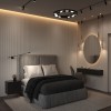 JANITO HL 63W Závěsné svítidlo, lustr, těleso kov, povrch černá, difuzor plast opál, LED 63W, 2800lm, teplá 3000K, 230V, IP20, tř.1, rozměry d=800mm, vč závěs lanka l=1500mm, lze zkrátit. náhled 3