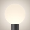ALDA FL 1x60W E27 Sloupkové venkovní svítidlo, těleso kov, povrch černá, difuzor plast opál, pro žárovku 1x60W, E27, 230V, IP54, rozměry d=200mm, h=800mm. náhled 2