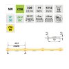LED pásek COB, 528LED/m, 14W/m, 24V LED pásek LED pásek, těleso plast, povrch bílá, COB 528LED/m, 14W/m, 1512lm/m, neutrální 4200K, vyzař úhel 150°, Ra90, 24V, IP20, w=10mm, l=5000mm, dělitelnost 45,5mm, cena za 1m náhled 4