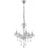 VENEZIA 5X40W E14 230V IP20 Křišťálový lustr, těleso kov, povrch chrom lesk, sklo křišťál, pro žárovku 5x40W, E14, 230V, IP20, rozměry d=580mm h=670mm, vč.závěsného řetězu l=1300mm, lze zkrátit náhled 1