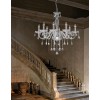 VENEZIA Křišťálový lustr, těleso kov, povrch chrom lesk, sklo křišťál, pro žárovku 8X40W, E14, 230V, IP20, rozměry d=700mm h=680mm, vč.závěsného řetězu l=1300mm, lze zkrátit náhled 2