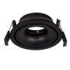 ENZO Stropní, podhledové svítidlo, těleso hliník, povrch černá, pro žárovku 1x50W, GU10, 230V, IP20, rozměry d=105mm h=33mm náhled 1
