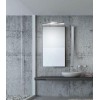 MODENA WALL Nástěnné svítidlo, těleso hliník, povrch chrom lesk, difuzor akryl, LED 1x12W, teplá 3000K, 874lm, 230V, do koupelny IP44, rozměry 490x30x65mm, vč.sv.zdr. náhled 3