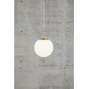 Grant 25 Závěsné svítidlo základna kov, povrch mosaz, sklo kouřové, difuzor sklo opál, pro žárovku max.25W, E27, 230V, IP20, d=250mm, h=250mm, včetně závěsného kabelu - bílá, h=2000mm náhled 7