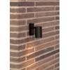 TIN WALL Nástěnné venkovní svítidlo, základna kov černá, krycí sklo čiré, pro žárovku 1x35W, GU10, 230V, IP54, tř.1, rozměry 115x120mm, svítí dolů náhled 3