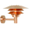 VENO Nástěnné svítidlo, těleso kov, povrch měď, krycí sklo čiré, pro žárovku 1x60W, E27, 230V, IP54, tř.1, rozměry 400x260mm náhled 1