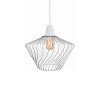 KRES S Závěsné svítidlo, základna kov, povrch černá, stínítko kov černá, pro žárovku 1x60W, E27, 230V, IP20, tř.1, 400x350mm, vč kabelového závěsu l=950mm lze zkrátit náhled 2