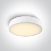 MICHEL R 20W CCT IP65 Stropní venkovní svítidlo, plast bílá, dif plast opál, LED 20W, 1300lm, přepín CCT teplota teplá 3000K/neutr. 4000K/denní 6000K, Ra80, 230V, IP65, tř.2, rozměry d=320mm, h=62mm. náhled 1