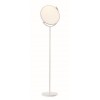 LUNAR LED 20W Stojací lampa, nastavitelný sklon svítidla, materiál kov, povrch bílá, difuzor plast opál, LED 20W, 1910lm, teplá 3000K, 230V, IP20, tř.2, rozměry d=450mm, h=1700 mm náhled 2