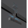 HOROS TRACK MG 48V 27,2x52 Stropní přisazená lišta pro magnetický systém, materiál kov, povrch černá, 48V, rozměry 27,2x52mm, l=2000mm náhled 4