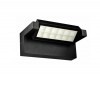 PURGA 20W CCT Nástěnné venkovní svítidlo, nast. směr svícení, těleso hliník, povrch černá, difuzor sklo, LED 20W, 2100lm, přepín. CCT teplá 3000K-neutrální 4000K, 230V, IP65, rozměry 170x90x112mm. náhled 1
