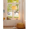 STELLAN Stolní lampa, těleso kov bílá a dřevo světlé, stínítko textil bílá, 1x20W, E27, 230V, IP20, tř.2, rozměry d=155mm, h=400mm, vypínač na kabelu. náhled 3