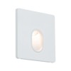 PREM WAND EBL Vestavné svítidlo do stěny čtvercové, materiál plast, bílá, LED 1,7W, teplá 2700K, 110lm, 230V, IP20, tř.2, 78x78x35mm, svítí dolů, montáž do KU68 náhled 1
