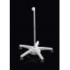CLOSE Stojan pro svítidlo s kolečky, těleso plast a kov, povrch bílá, rozměry d=640mm, h=770mm. náhled 1
