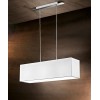 PARA HOTEL Závěsné svítidlo, základna kov, povrch chrom lesk, stínítko textil bílá, pro žárovku 3x60W, E27, 230V, IP20, 700x180x200mm, vč závěs  kabelu h=1000mm, lze zkrátit. náhled 1