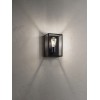 TECA Nástěnné svítidlo, těleso kov, povrch černá mat, kryt sklo, pro žárovku 1x60W, E27, IP20, rozměry 170x250x135mm. náhled 1