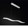 BEND Závěsné svítidlo, lustr, hliník, bílá, difuzor plast opál, LED 48W, 3648lm, přepín CCT teplá 3000K/neutr 4000K/denní 6000K, stmív. TRIAC, 230V, IP20, rozměry 1200x96mm, vč závěs lanka 1500mm, lze zkr. náhled 1