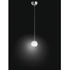 AXIS Závěsné svítidlo, těleso kov, povrch chrom lesk, difuzor sklo opál, pro žárovku 1x10W, G9, 230V, IP20, rozměry d=110mm, vč závěs lanka h=2500mm, lze zkrátit. náhled 2