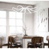 BLOSSOM Závěsné svítidlo, těleso kov, povrch bílá mat, difuzor plast opál, LED 110W, 8800lm, teplá 3000K, 230V, stmívatelné, IP20, rozměry d=820mm, h=130mm, vč závěs kabelu h=1500mm, lze zkrátit. náhled 1