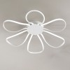 BLOSSOM Stropní přisazené svítidlo, těleso kov, povrch bílá mat, difuzor plast opál, LED 83W, 6640lm, teplá 3000K, 230V, stmívatelné, IP20, rozměry d=810mm, h=130mm. náhled 1
