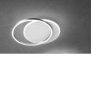 ORBIT Nástěnné nebo stropní svítidlo, těleso hliník, povrch bílá mat + šedá, dif plast opál, LED 60W, 4200lm, teplá 3000K, stmív. TRIAC, Ra80, 230V, IP20, rozměry 675x65mm, svítí nahoru/dolů. náhled 1