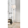 ABACO Stojací lampa, základna kov povrch broušený mosaz s keramickými prvky, stínítko textil bílá, pro žárovku 1x40W, E27, 230V, IP20, tř.1, rozměry stínítko: d=400mm, h=250mm, lampa: h=1700mm. náhled 1