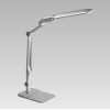 MENTOR LED 10W, CCT Stolní lampa, nastav směr svícení, těleso plast stříbrná a bílá, LED 10W, 470lm, přepín teplota CCT teplá 3000K, neutrální 4500K, denní 6300K, stmív, 230V, IP20, tř.3, 500x562mm. náhled 1