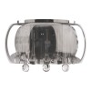 SPHERA Nástěnné svítidlo, základna kov, povrch chrom, difuzor sklo 30% transparent chrom, pro žárovku 2x33W, G9, 230V, IP20, tř.2, rozměry 250x130x125mm. náhled 1