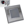 STEP LIGHT VÝPRODEJ Vestavné svítidlo do stěny, těleso kov, povrch nerez mat, difuzor plast opál, LED 1W, neutrální 4000K, 60lm, stř. život. 30000h, 230V, IP20, tř.2, 86x86x35mm, náhled 1
