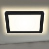 INVERNESS Stropní venkovní svítidlo, plast černá, difuzor plast opál, LED 15W, smart TUYA smart WiFi, dálk. ovl. nast teplota CCT teplá 2700K, denní 6500K, 1190lm, stmív., 230V, IP44, tř.2, rozměry 250x250x30mm náhled 2
