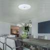 PRIMROSE stropní svítidlo LED 72W VÝPRODEJ Stropní svítidlo, zákl kov, bílá, difuzor plast opál, efekt hvězdné oblohy, LED 72W, 4320lm, dálk. ovl stmívání, nast teplota CCT, teplá 3000K - denní 6500K, Ra80, 230V, IP20. rozměry d=48 náhled 3