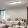 DAMEK 40W VÝPRODEJ Stropní přisazené svítidlo, tvar obdélník, těleso kov, povrch bílá, difuzor plast opál, LED 40W, 4200lm, neutrální 4000K, 230V, IP20, tř.1. rozměry 295x1195x50mm. náhled 3