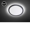 LAMBERT Stropní přisazené svítidlo, kruhové, těleso plast stříbrná, difuzor plast opál, LED 15W, neutrální 4000K, 1500lm, ,230V, do koupelny IP44, tř.2, rozměry d=280mm, h=28mm. náhled 2