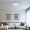 IGOR R VÝPRODEJ Stropní svítidlo, kov, bílá, difusor plast opál, LED 16W, 1150lm, dálk ovl. nast teplota CCT teplá 3000K - denní 6500K, Ra80, + RGB, 230V, IP20, rozměry d=300mm, dálk ovl SAMOS náhled 3