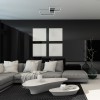 OCEAN Stropní svítidlo, těleso kov, povrch černá mat, difuzor plast opál, LED 26W, neutrální 4000K, 1700lm, 230V, IP20, tř.2, rozměry 670x70x435mm. náhled 5