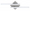 ANTONIA Stropní přisazené svítidlo, těleso kov, povrch chrom, difuzor plast opál, LED 24W, neutrální 4000K, 2360lm, 230V, do koupelny IP44, tř.1, rozměry 735x265x70mm. náhled 1
