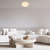 TAYTUM Stropní svítidlo, těleso kov, povrch bílá, difuzor plast opál, LED 25W, teplá 3000K, 1680lm, 230V, IP20, tř.1, rozměry d=380mm, h=50mm. náhled 3