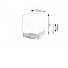 PIRIT Stolní lampa, základna dřevo světlé, difuzor sklo opál, LED 1,2W, teplá 3000K, 40lm, stmívatelné pomocí spínače na kabelu, Ra80, 230V, IP20, tř.3, rozměry 105x130mm, napájení USB náhled 3
