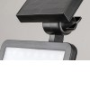 KELNA Nástěnné venkovní svítidlo, těleso plast černá, dif plast opál, LED 9,6W, neutrální 4000K, 240lm, napájení 3,7V baterie, IP44, tř.3, rozměry 130x255mm, vč. bodce do záhonu. náhled 2