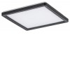 INVERNESS Stropní venkovní svítidlo, plast černá, difuzor plast opál, LED 15W, smart TUYA smart WiFi, dálk. ovl. nast teplota CCT teplá 2700K, denní 6500K, 1190lm, stmív., 230V, IP44, tř.2, rozměry 250x250x30mm náhled 1