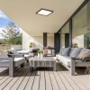 INVERNESS Stropní venkovní svítidlo, plast černá, difuzor plast opál, LED 15W, smart TUYA smart WiFi, dálk. ovl. nast teplota CCT teplá 2700K, denní 6500K, 1190lm, stmív., 230V, IP44, tř.2, rozměry 250x250x30mm náhled 19