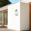 GENOVA Nástěnné venkovní svítidlo, těleso kov, povrch chrom, difuzor plast opál, pro žárovku 1x40W, E27, 230V, IP44, tř.1, rozměry 80x253x96mm. náhled 3
