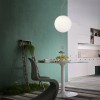 OLA Závěsné svítidlo, základna kov, povrch chrom broušený, difuzor sklo opál, pro žárovku 1x42W, E27, 230V, IP20, difuzor d=500 mm,vč lankového závěsu l=1300mm, lze zkrátit náhled 3