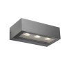CAPE Nástěnné venkovní svítidlo, těleso hliník, povrch tmavě šedá, krycí sklo čiré, LED 15,5W, 975lm, teplá 3000K, vyzař. úhel 40°x60°, Ra80, 230V, IP54, tř.1, rozměry 205x60x111mm, svítí dolů. náhled 1