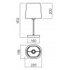 PICCARDILLY STRUCTURA 1X42W E27 VÝPRODEJ Základna stolní lampy, těleso kov, povrch bronz zašlá mat, pro žárovku 1x42W, E27, 230V, IP20, tř.1. rozměry 160x160x286mm, pouze základna, stínítko SAMOSTATNĚ náhled 7