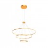 ORBIT Závěsné svítidlo, mezikruží, těleso hliník/kov, povrch černá, difuzor plast opál, LED 150W, 9645/7156lm, teplá 3000K, Ra80, stmí. TRIAC, 230V, IP20, rozměry d=1200, vč.záv.kab. h=1700mm,lze zkrátit náhled 2