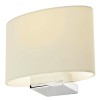 ENJOY nástěnné 1X42W E27 VÝPRODEJ Základna nástěnného svítidla, těleso kov, povrch chrom, stříbrná lesk, pro žárovku 1x42W E27, 230V, IP20,  tř.1,  rozměry 238x130x280mm, stínítko SAMOSTATNĚ náhled 1