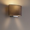 ENJOY nástěnné 1X42W E27 VÝPRODEJ Základna nástěnného svítidla, těleso kov, povrch chrom, stříbrná lesk, pro žárovku 1x42W E27, 230V, IP20,  tř.1,  rozměry 238x130x280mm, stínítko SAMOSTATNĚ náhled 6