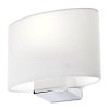 ENJOY nástěnné 1X42W E27 VÝPRODEJ Základna nástěnného svítidla, těleso kov, povrch chrom, stříbrná lesk, pro žárovku 1x42W E27, 230V, IP20,  tř.1,  rozměry 238x130x280mm, stínítko SAMOSTATNĚ náhled 4